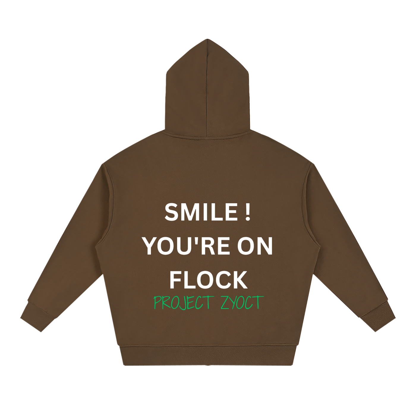 "Smile You're On Flock" Full Zip Hoodie