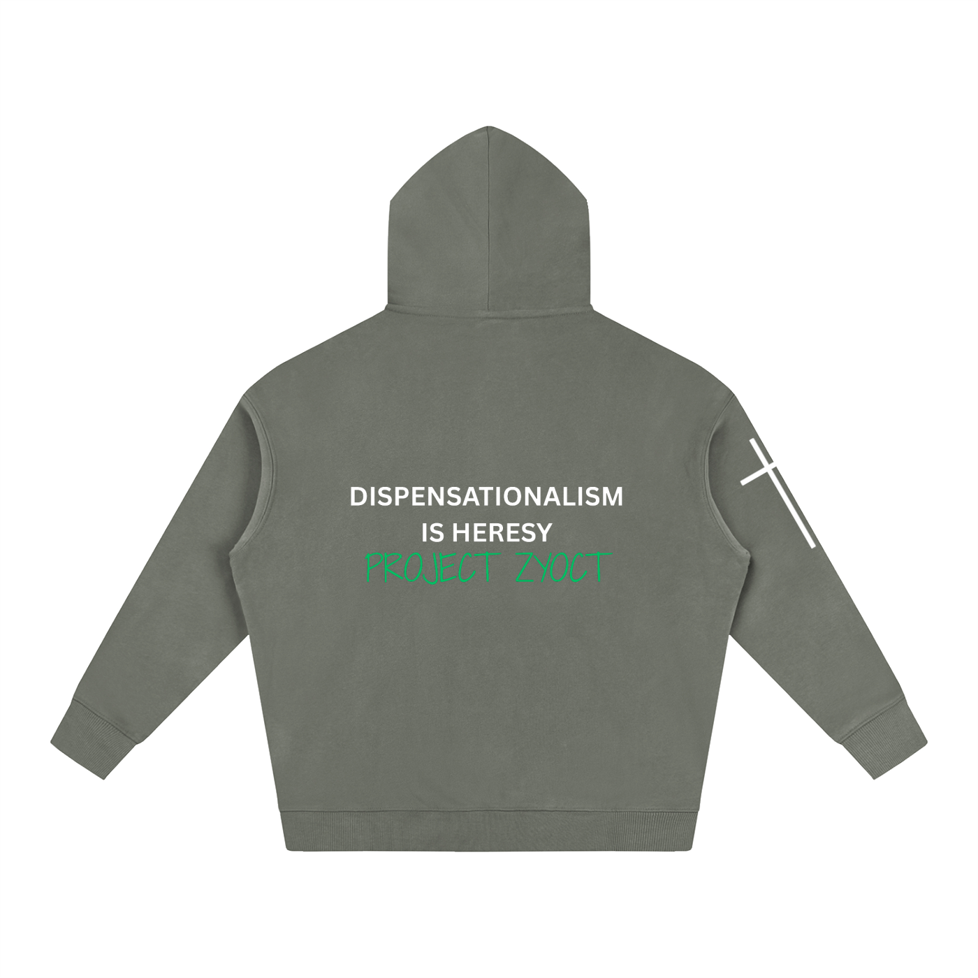 "Dispensationalism is Heresy" Oversize Hoodie