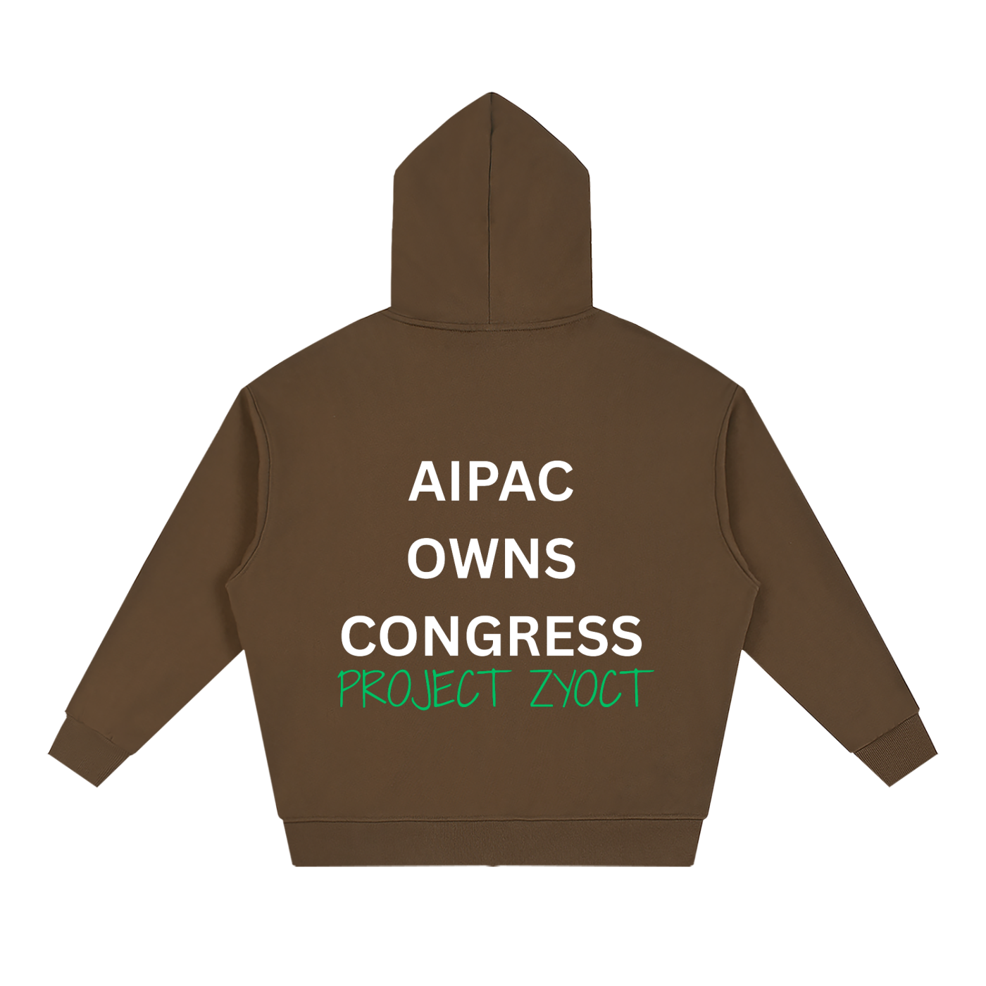 "AIPAC Owns Congress" Full Zip Hoodie