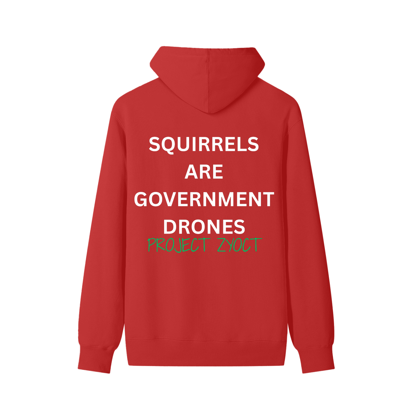 "Squirrels Are Government Drones" Classic Cotton Hoodie