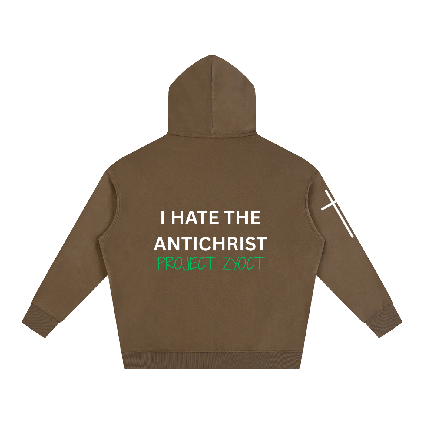 "I Hate the Antichrist" Oversize Hoodie