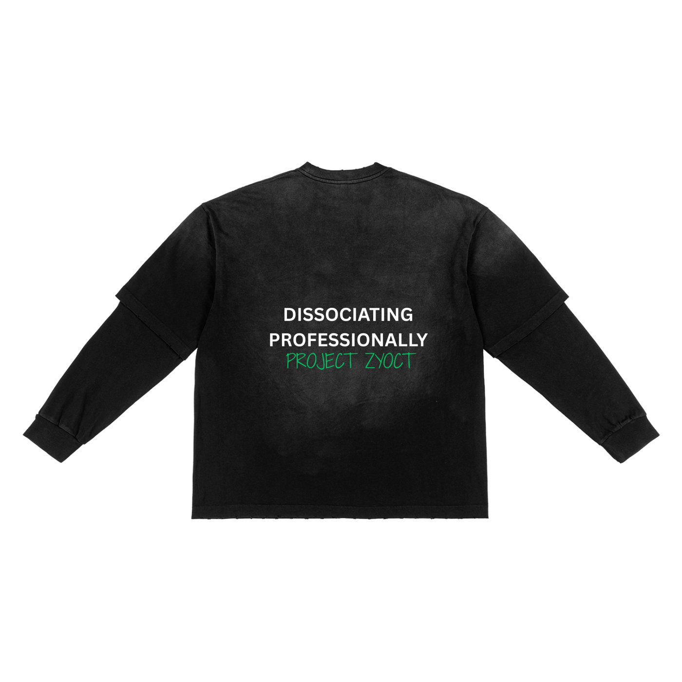 "Dissociating Professionally" Sunfade Two-Piece Shirt