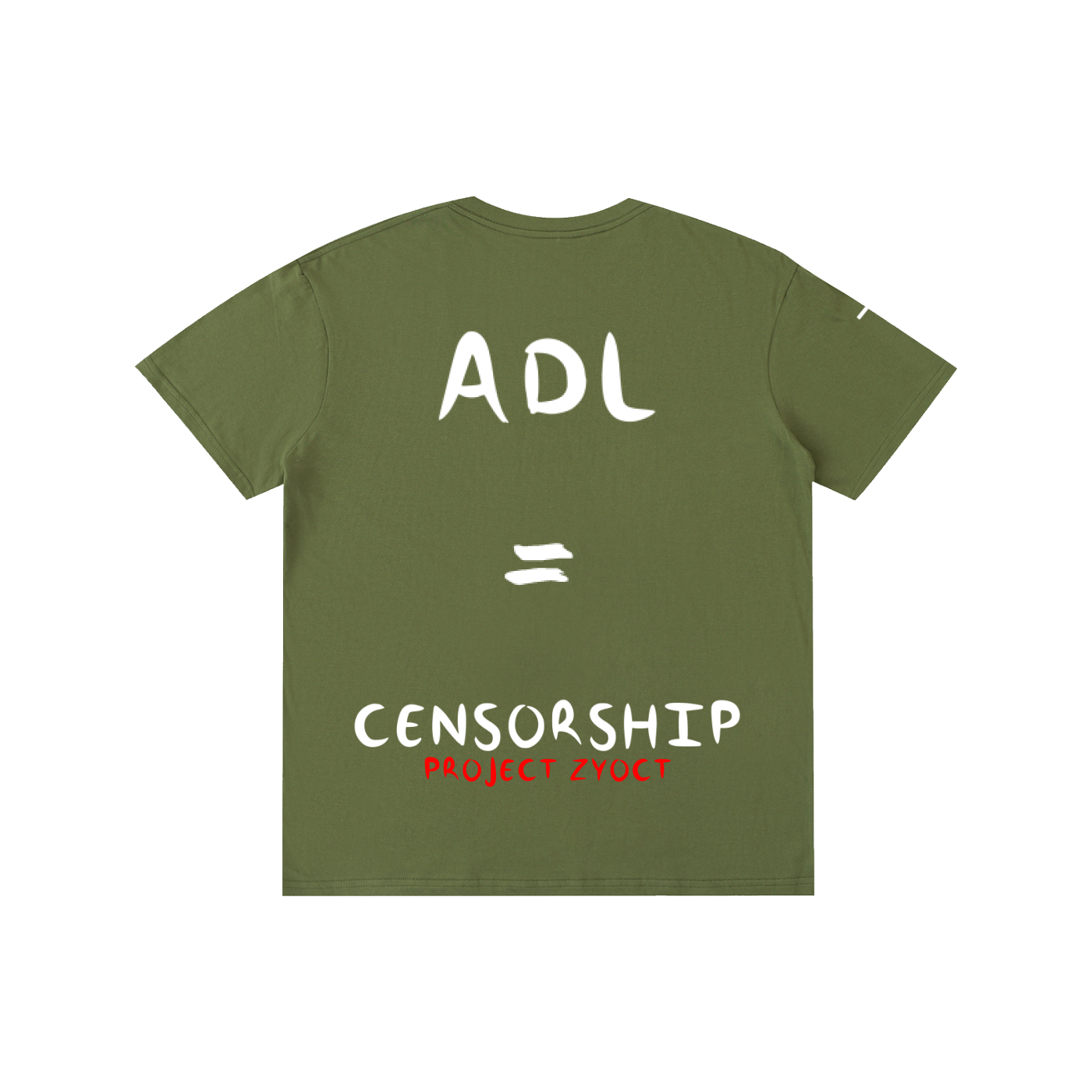 "ADL = Censorship" Cotton T-Shirt