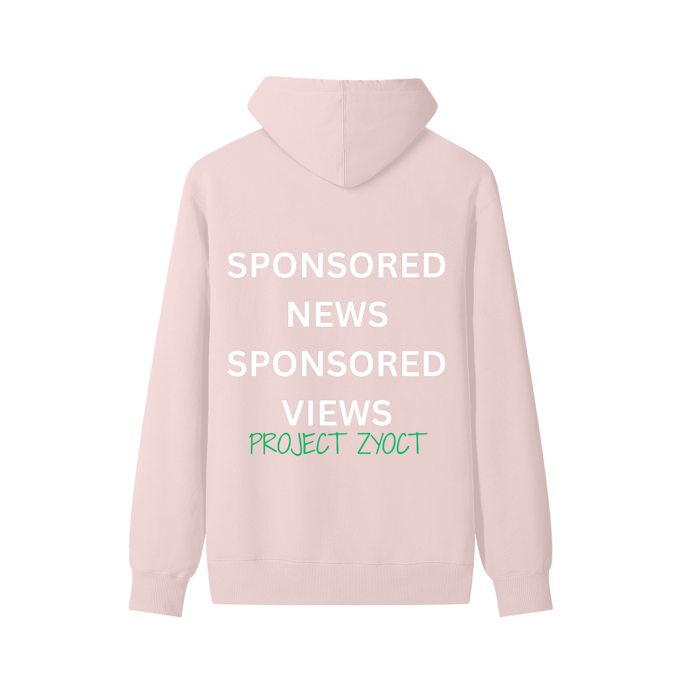 "Sponsored News Sponsored Views" Classic Cotton Hoodie