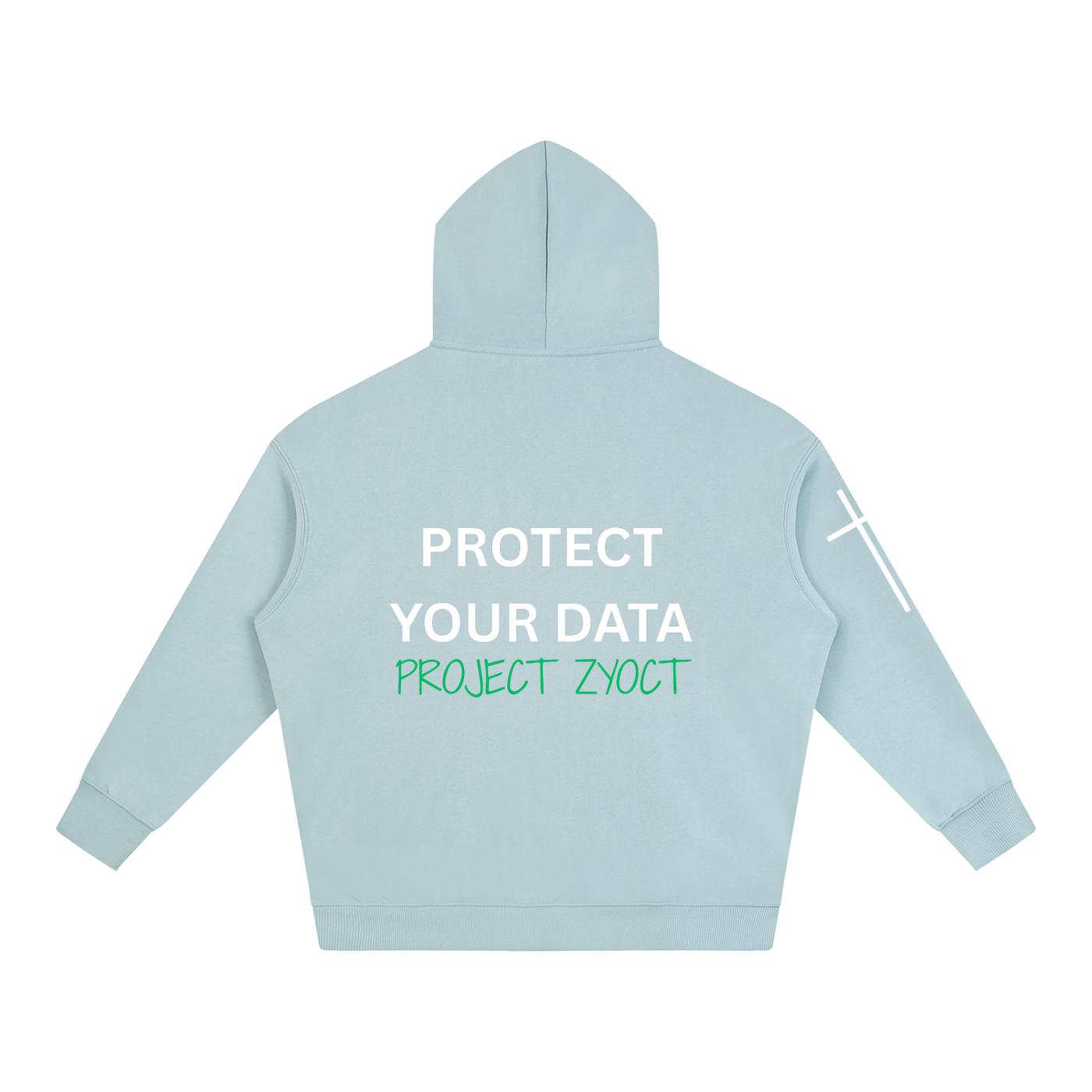 "Protect Your Data" Oversize Hoodie