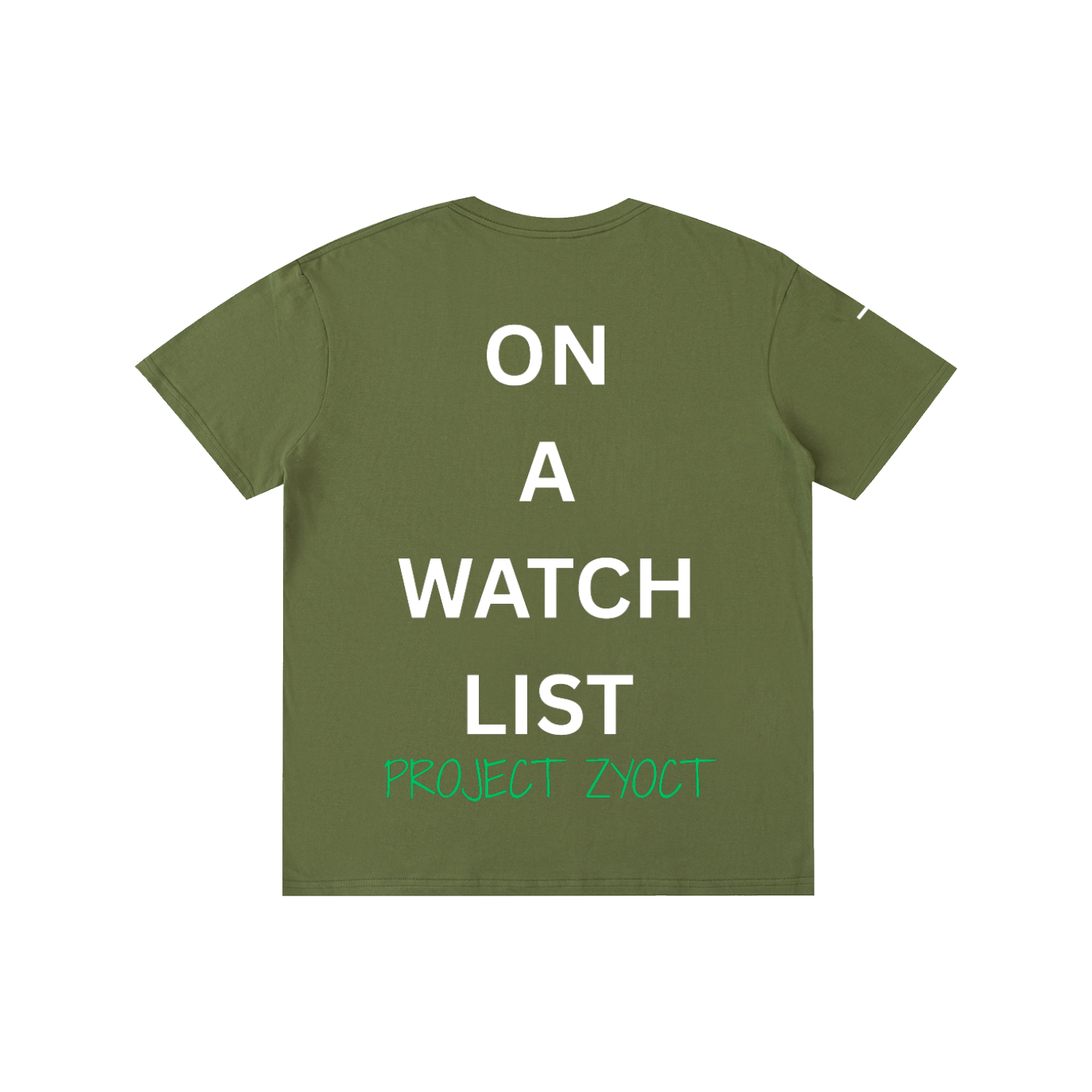 "On a watch list" Cotton T-Shirt