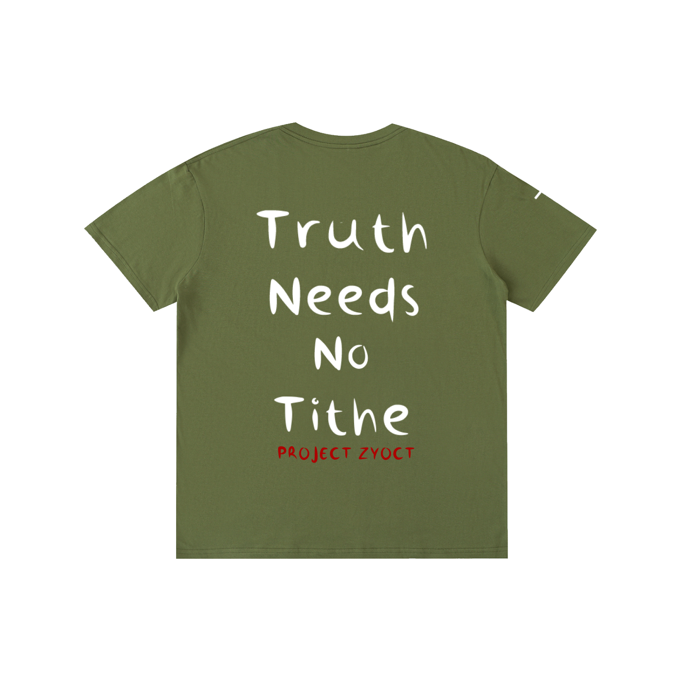 "Truth Needs No Tithe" Cotton T-Shirt