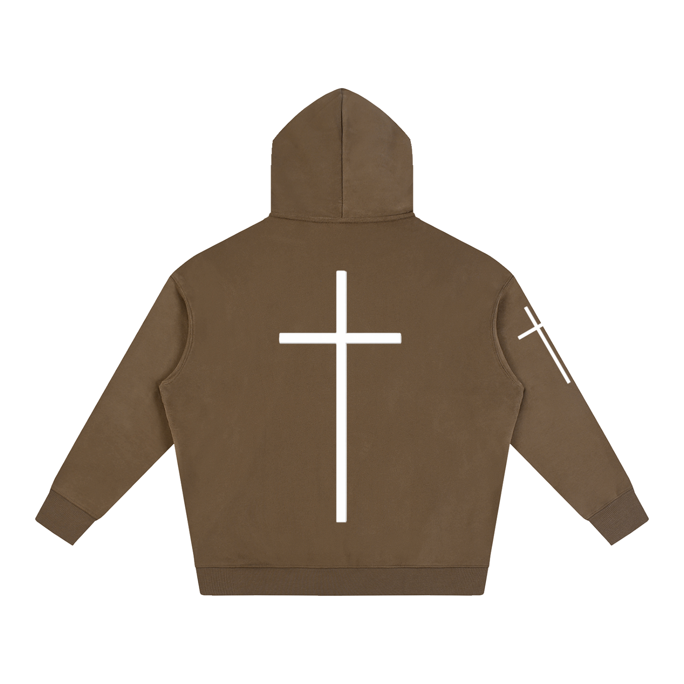 Simple Cross Oversize Hoodie