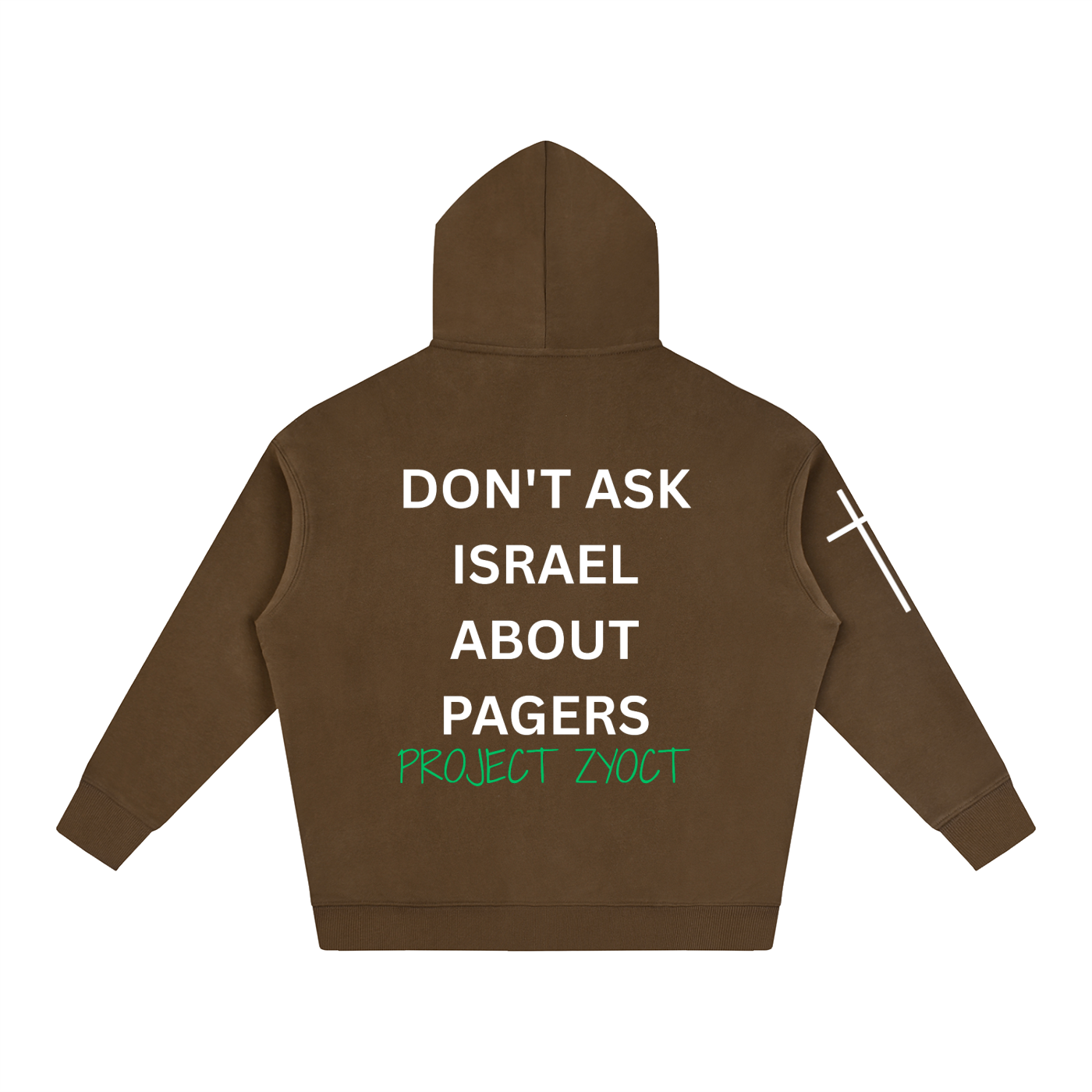 "Don't Ask Israel About Pagers" Oversize Hoodie