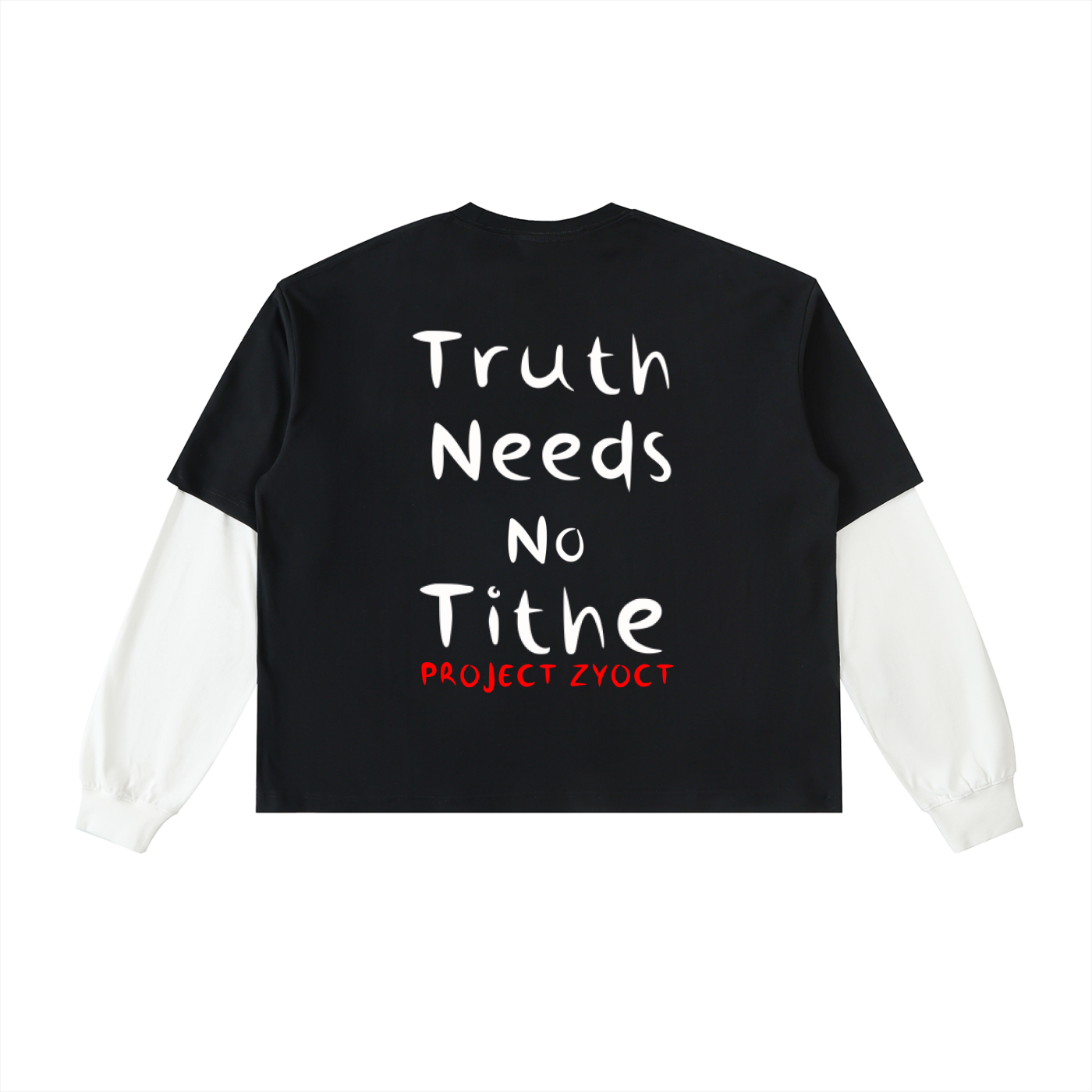"Truth Needs No Tithe" Layered Shirt