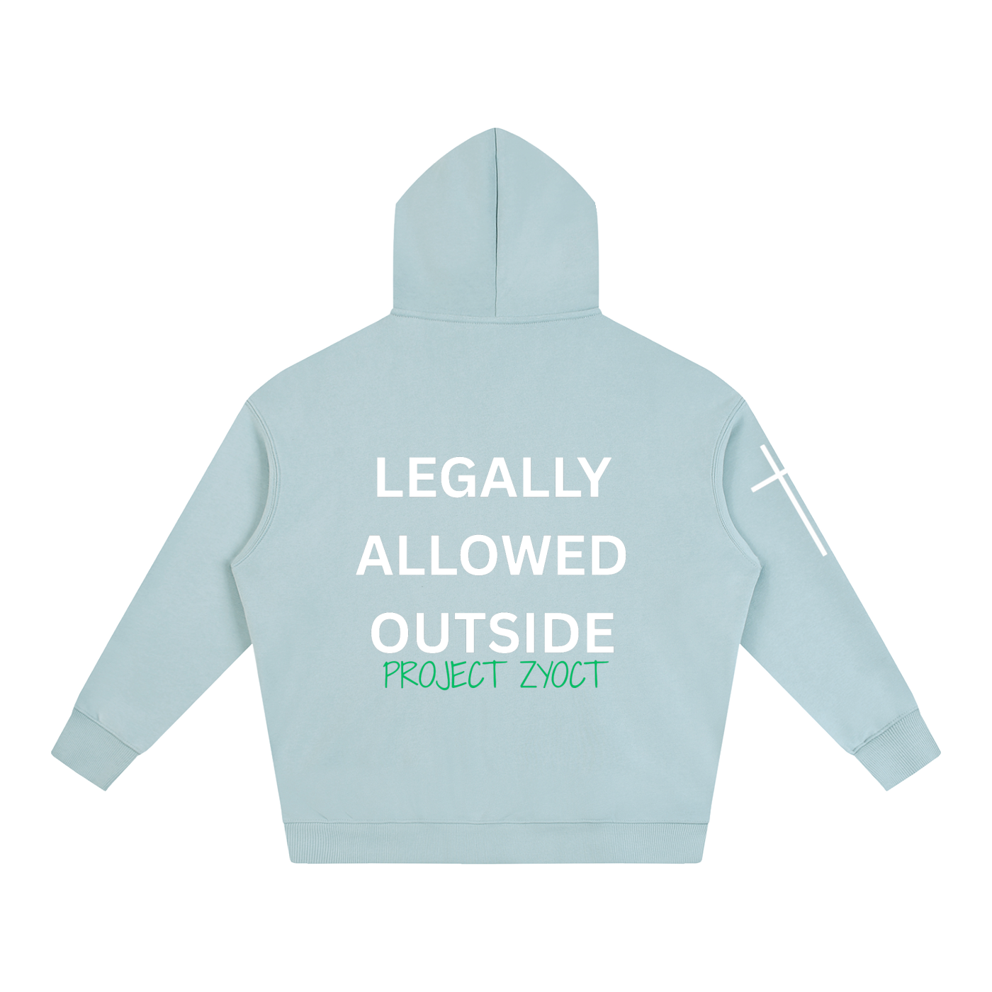 "Legally Allowed Outside" Oversize Hoodie