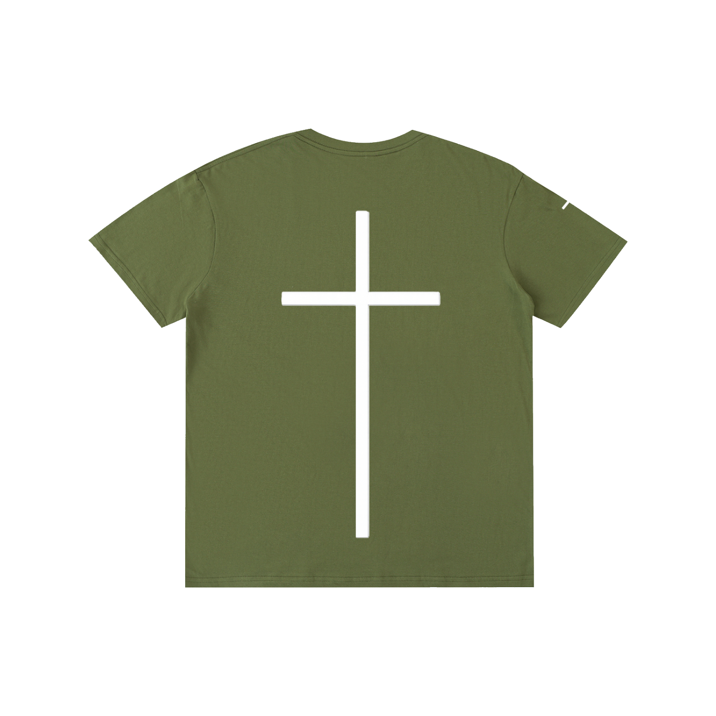 Simple Cross Cotton T-Shirt