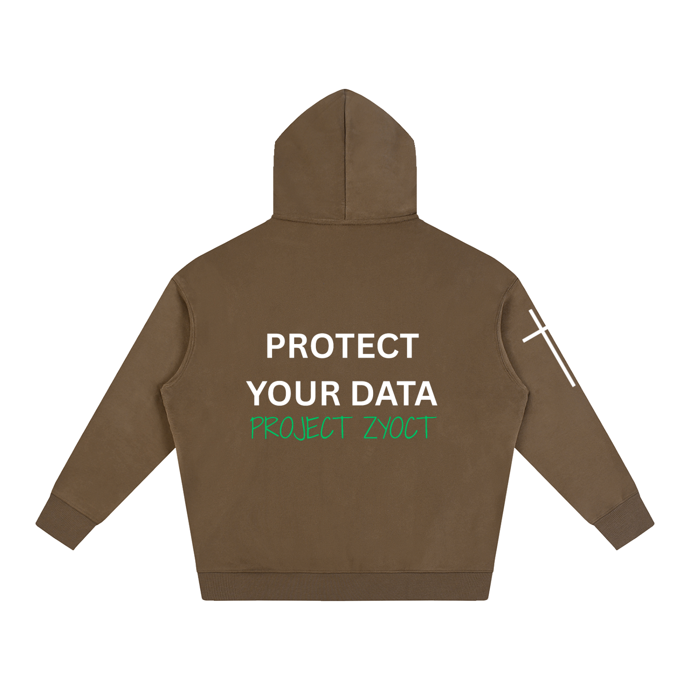 "Protect Your Data" Oversize Hoodie