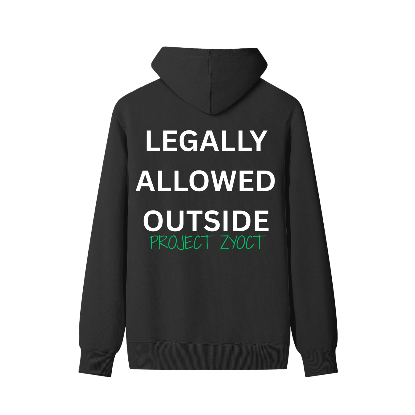 "Legally Allowed Outside" Classic Cotton Hoodie