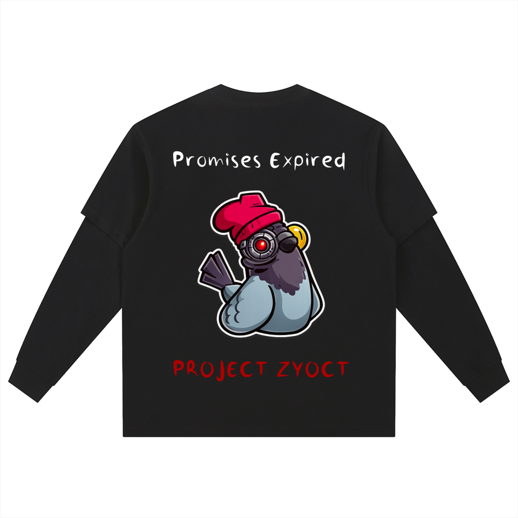 Layered Long Sleeve Oversized Tee