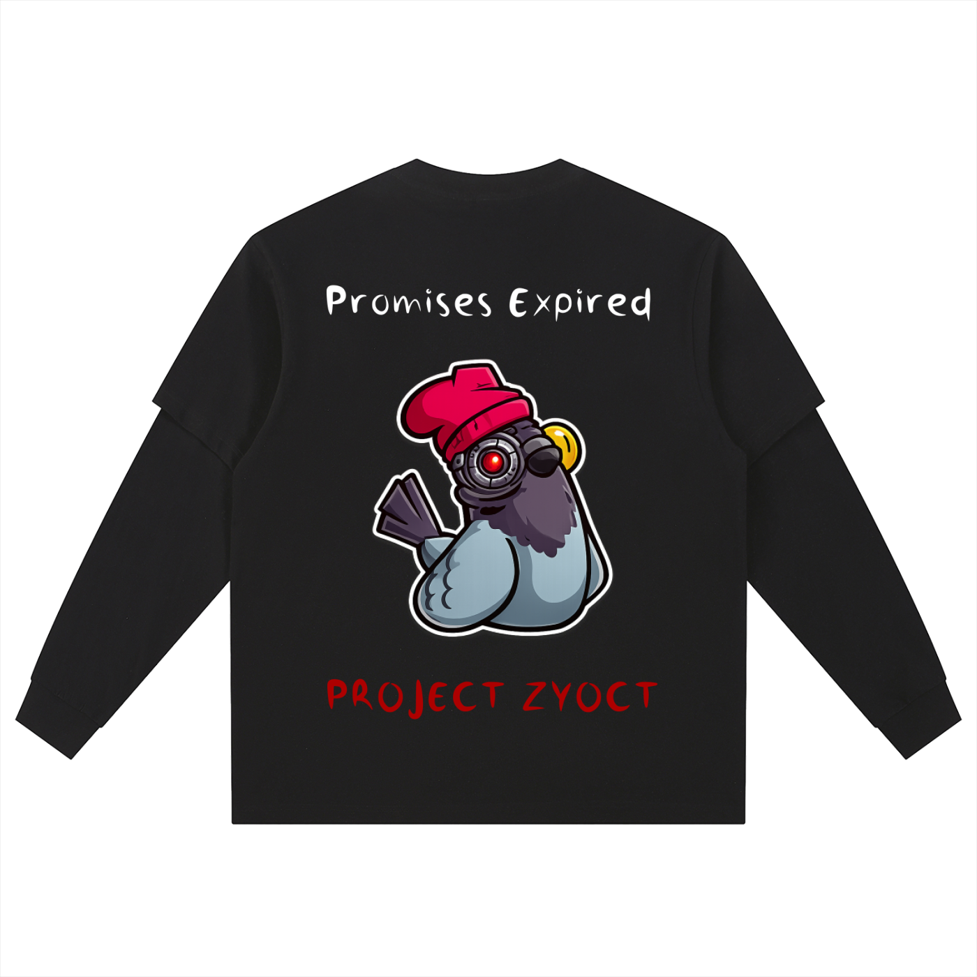 Layered Long Sleeve Oversized Tee