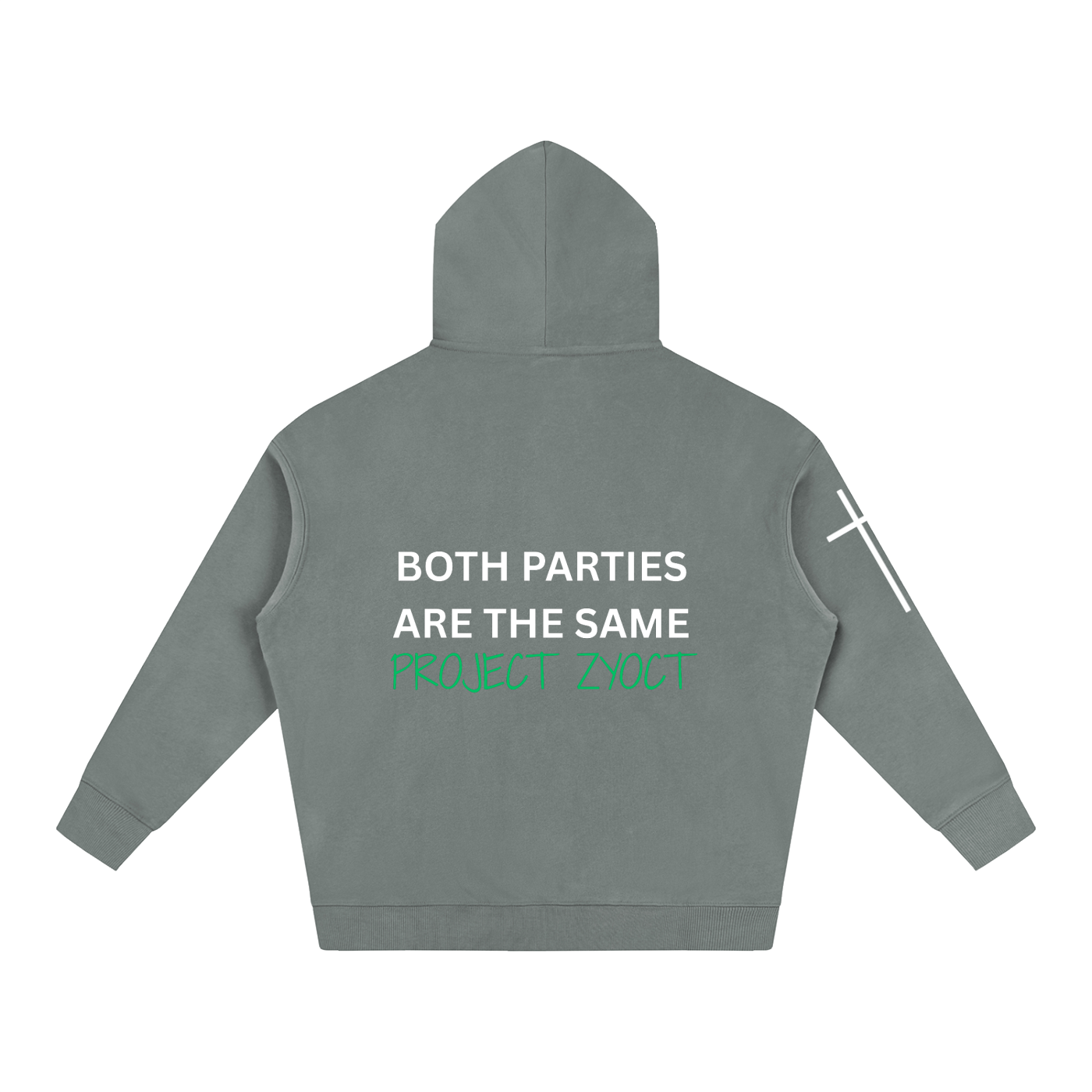 "Both Parties Are the Same" Oversize Hoodie
