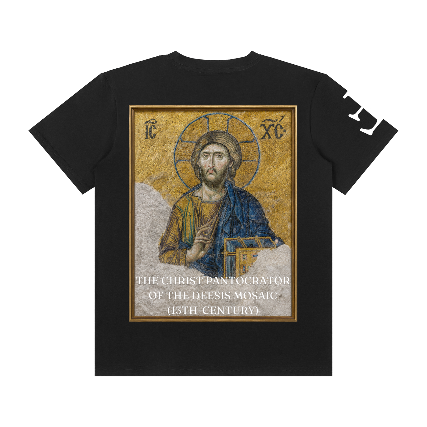 The Christ Pantocrator of the Deesis mosaic (13th-century) T-Shirt