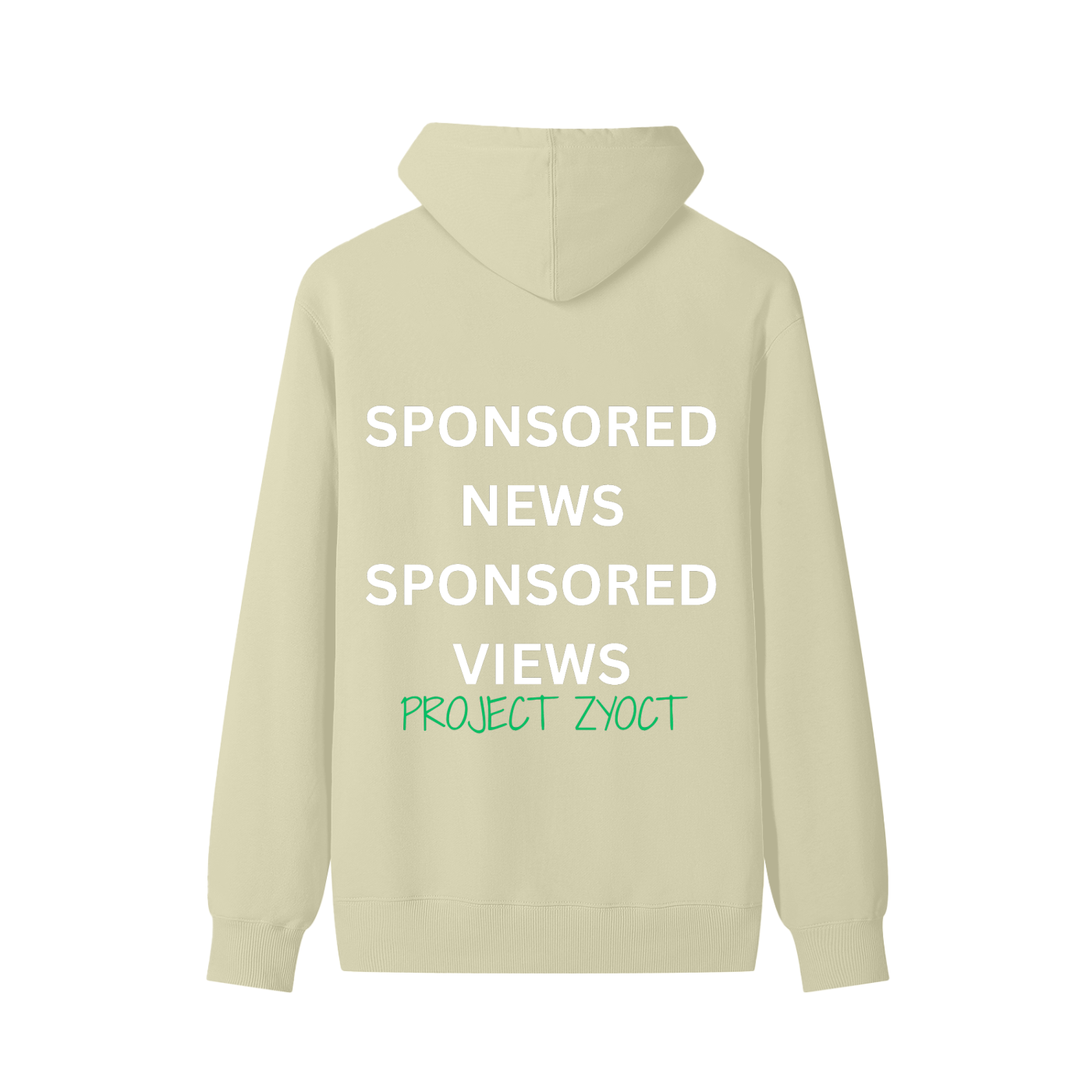 "Sponsored News Sponsored Views" Classic Cotton Hoodie