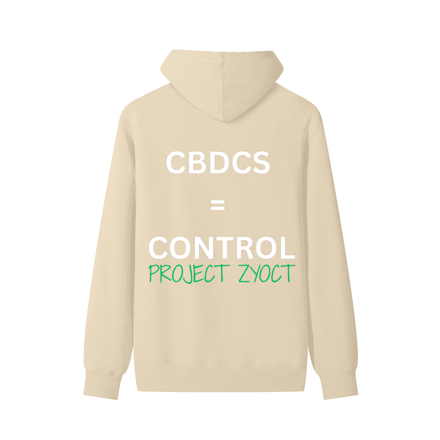 "CBDCs = Control" Classic Cotton Hoodie