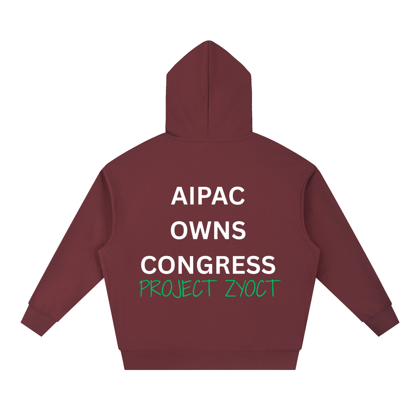 "AIPAC Owns Congress" Heavyweight Hoodie
