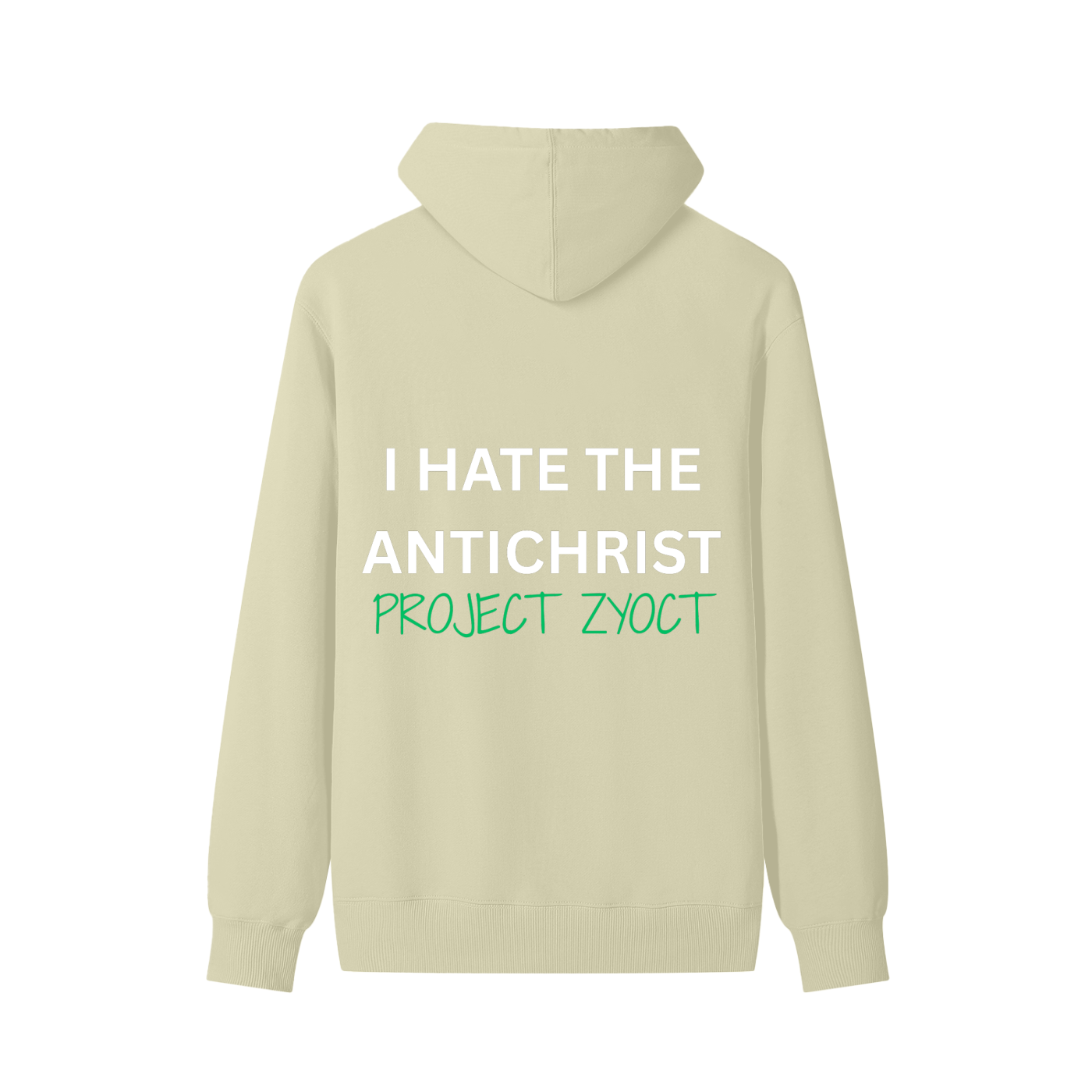 "I Hate the Antichrist " Classic Cotton Hoodie