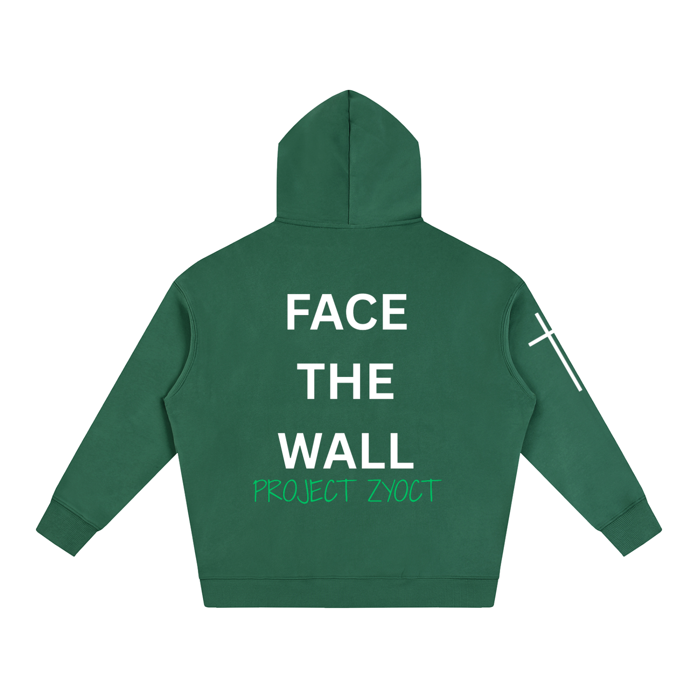 "Face the Wall" Oversize Hoodie