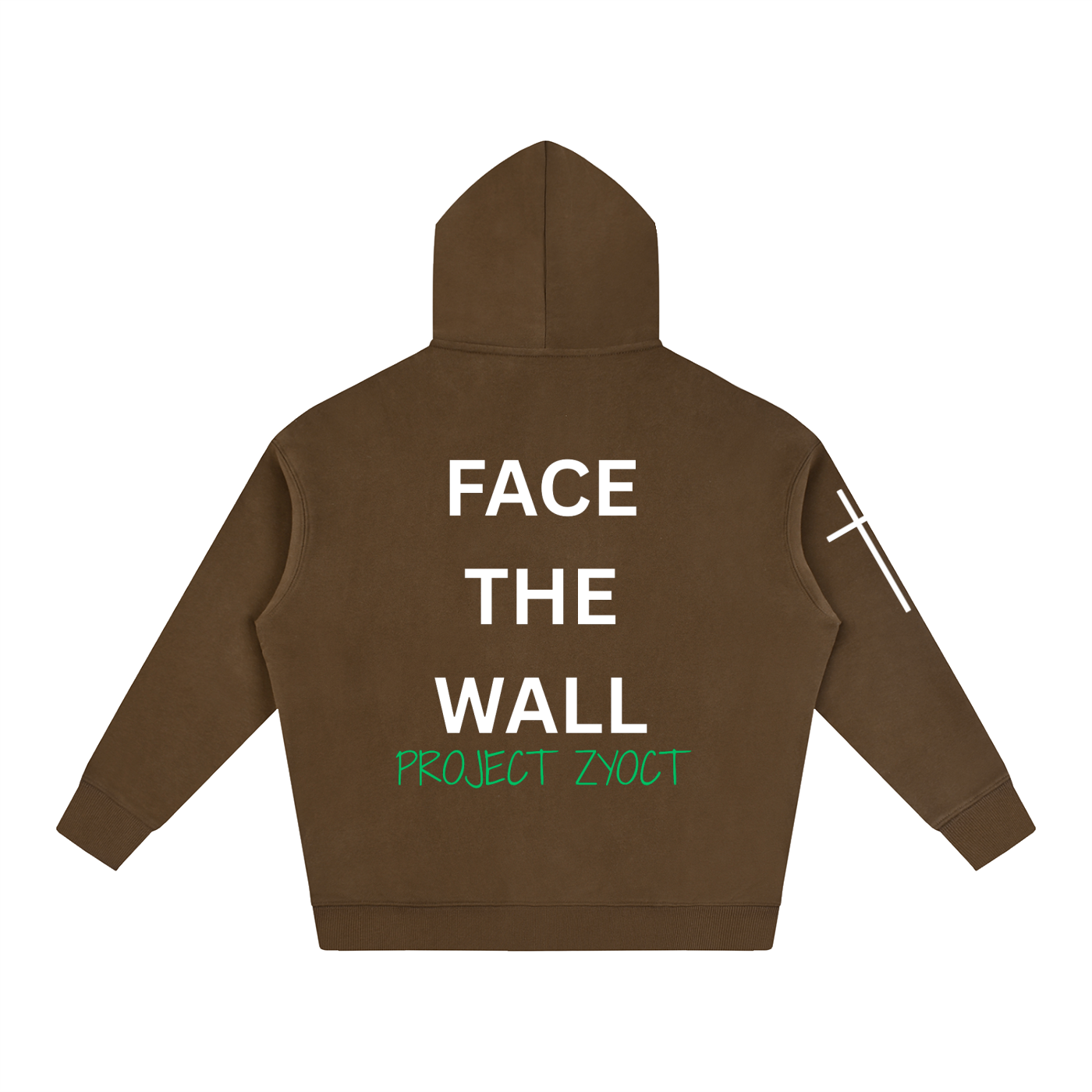 "Face the Wall" Oversize Hoodie