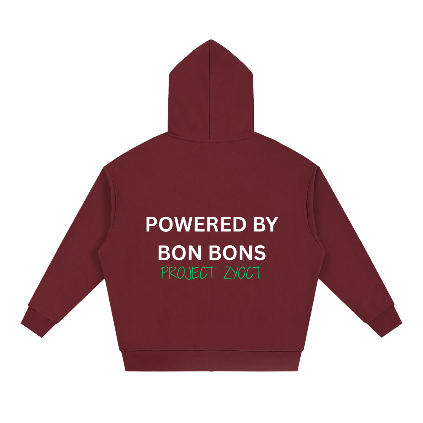 "Powered by Bon Bons" Full Zip Hoodie