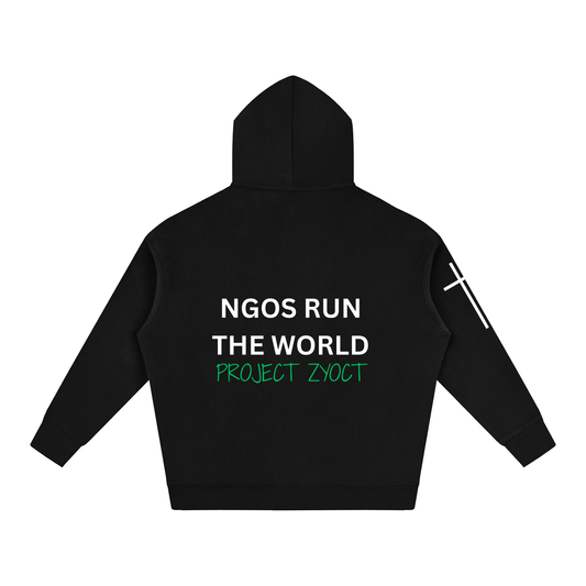 "NGOs Run the World" Oversize Hoodie