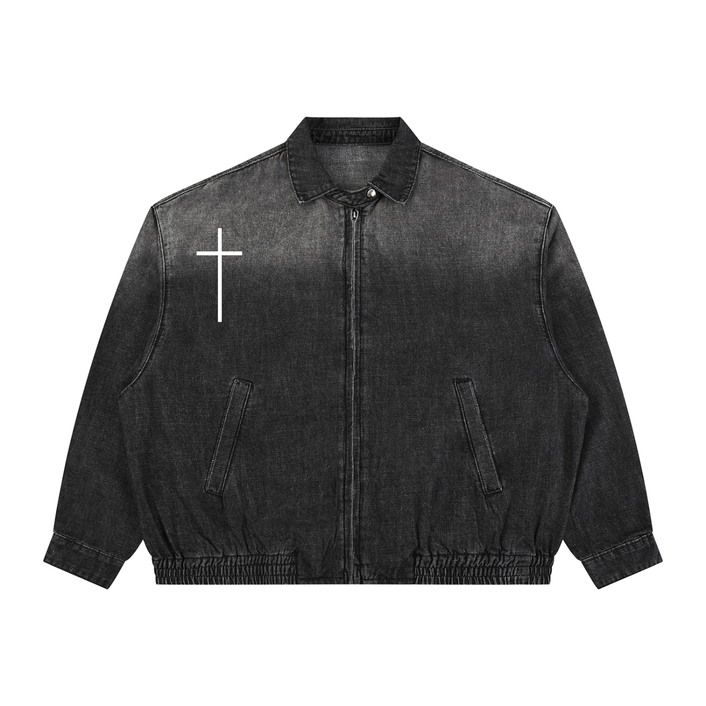 "GOD FIRST" Denim Jacket