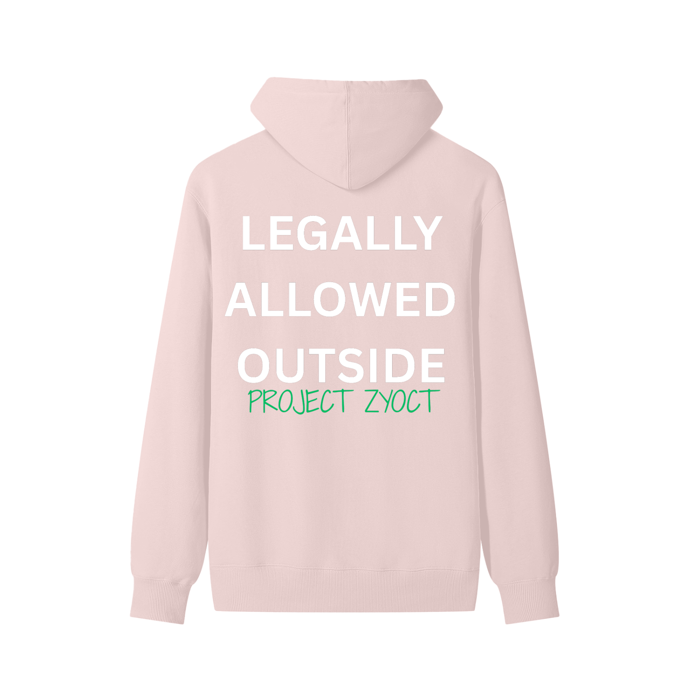 "Legally Allowed Outside" Classic Cotton Hoodie