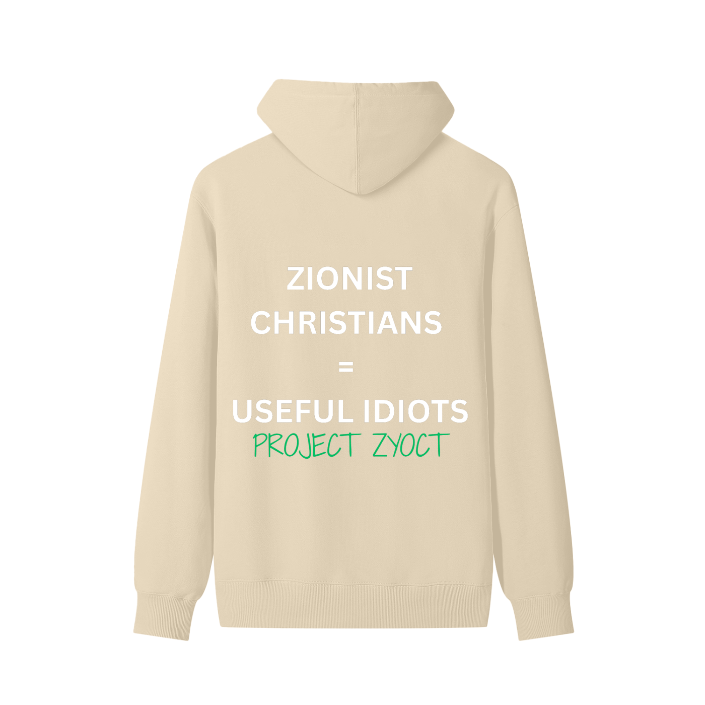 "Zionist Christians = Useful Idiots" Classic Cotton Hoodie