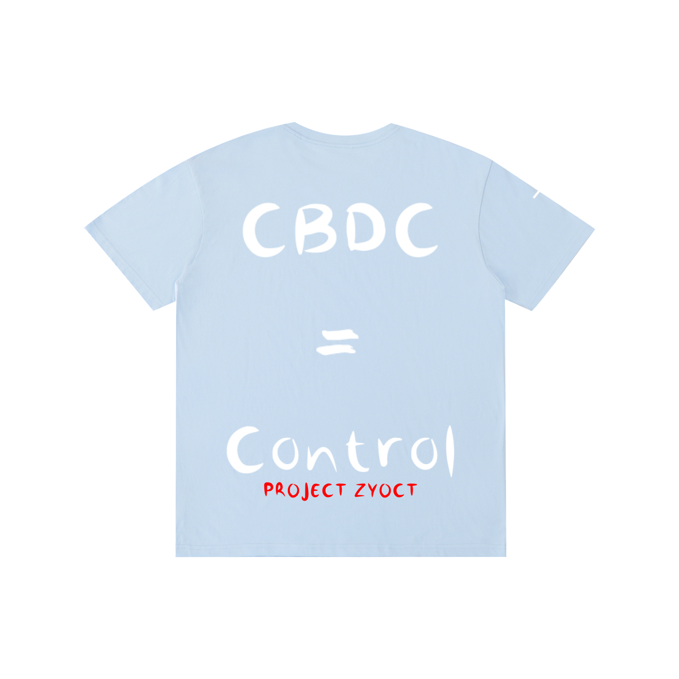 "CBDCs = Control" Cotton T-Shirt