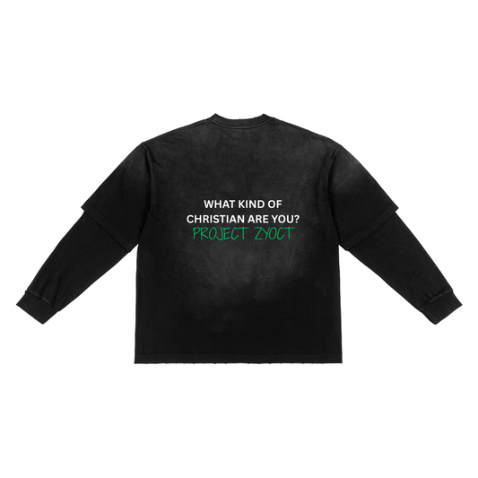 "What Kind of Christian" Sunfade Two-Piece Shirt