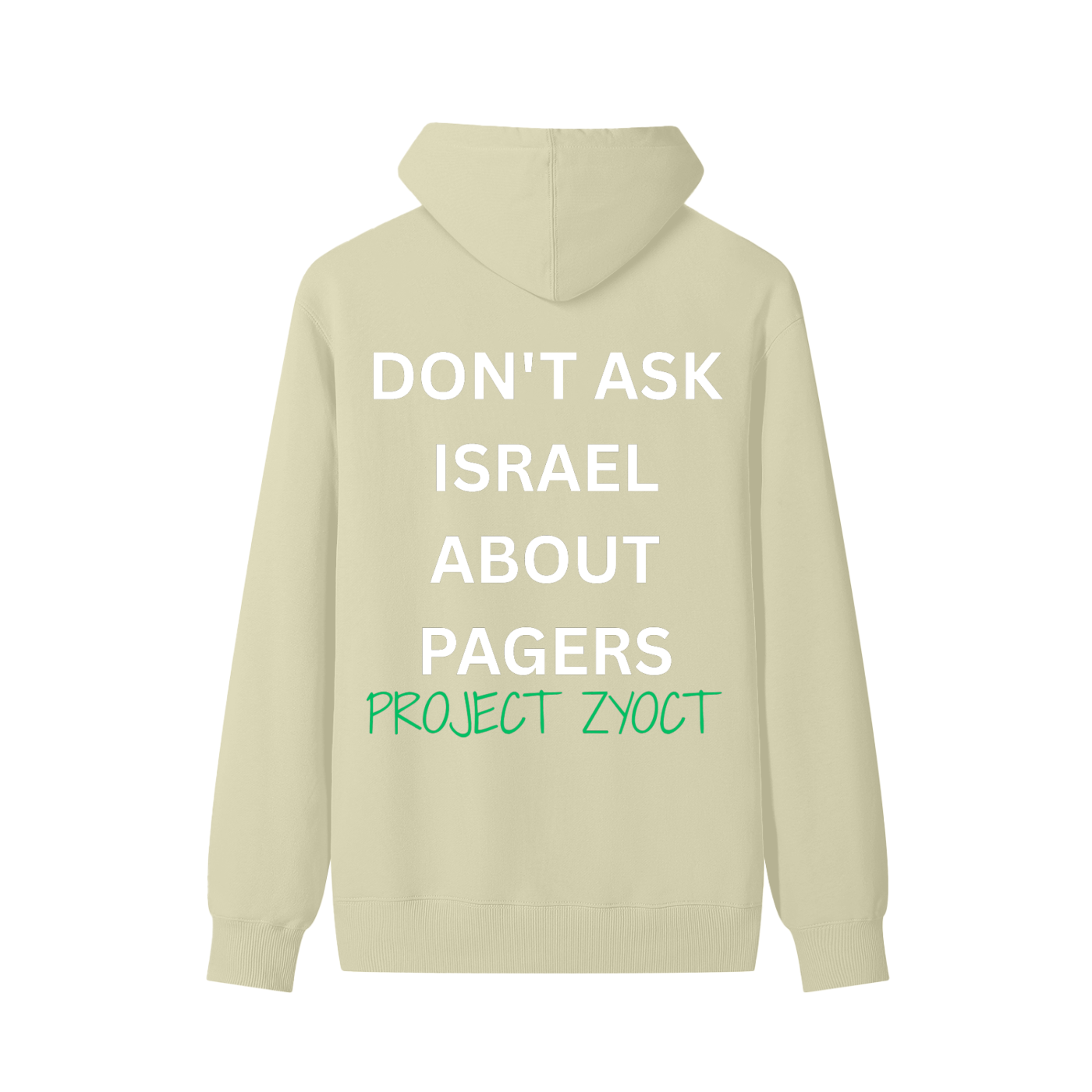 "Don't Ask Israel About Pagers" Classic Cotton Hoodie