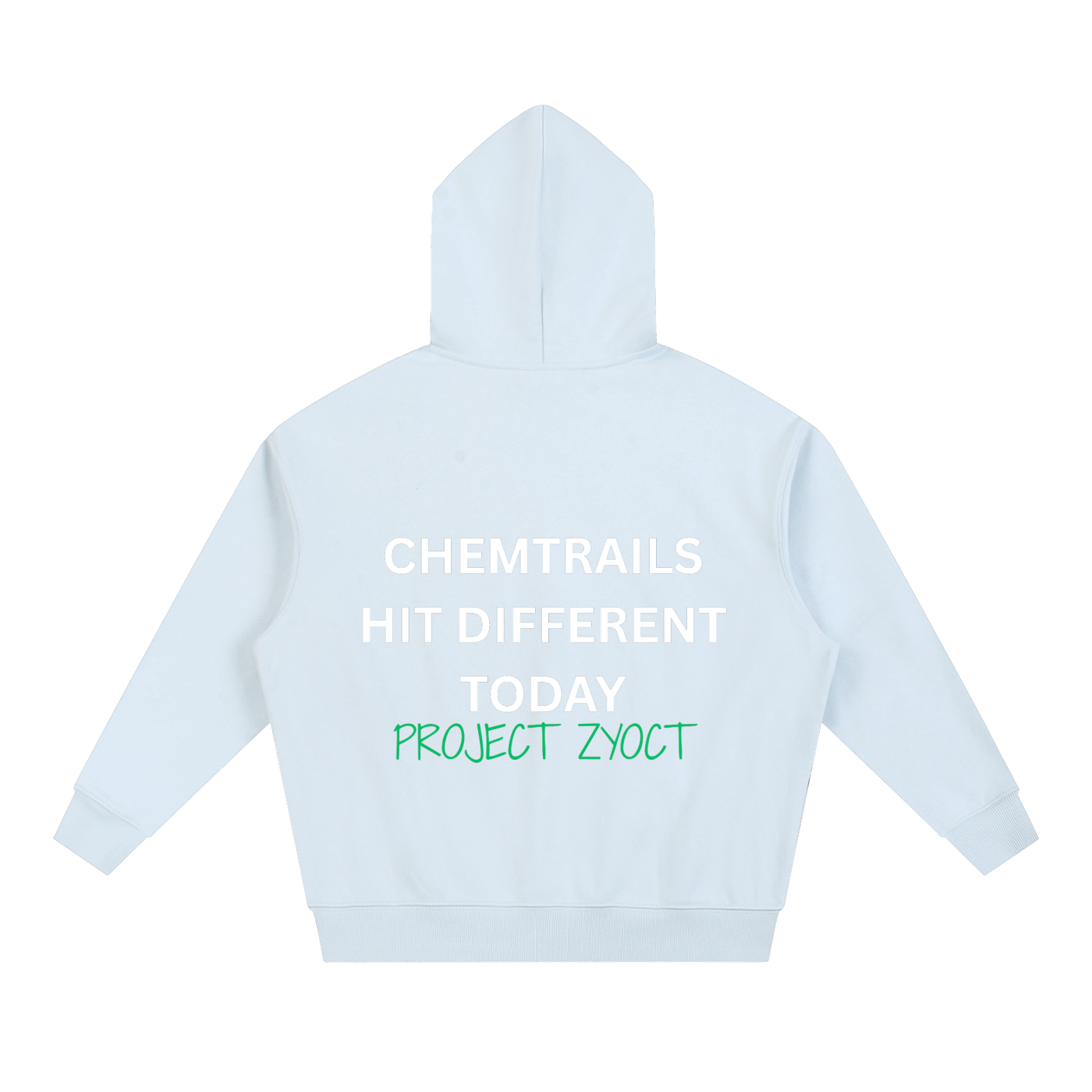 "Chemtrails Hit Different Today" Heavyweight Hoodie