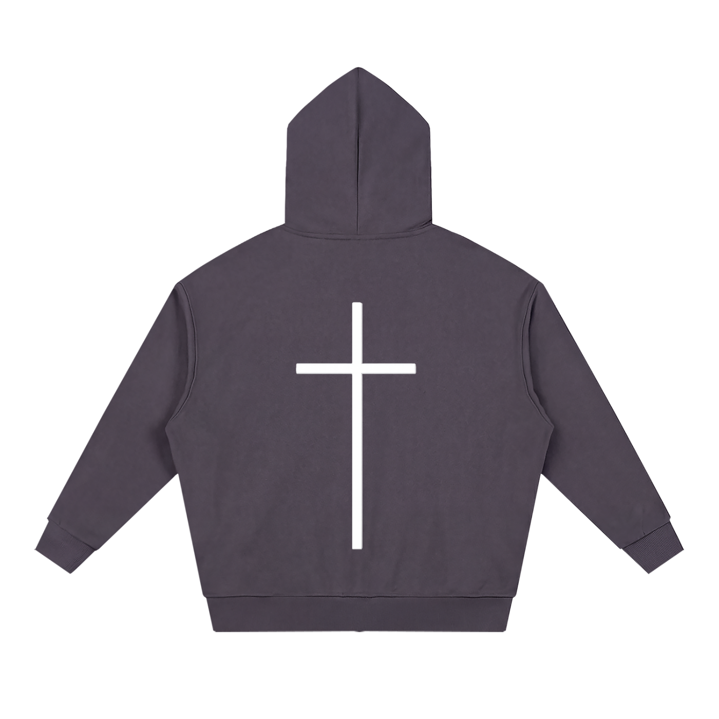 Simple Cross Full Zip Hoodie