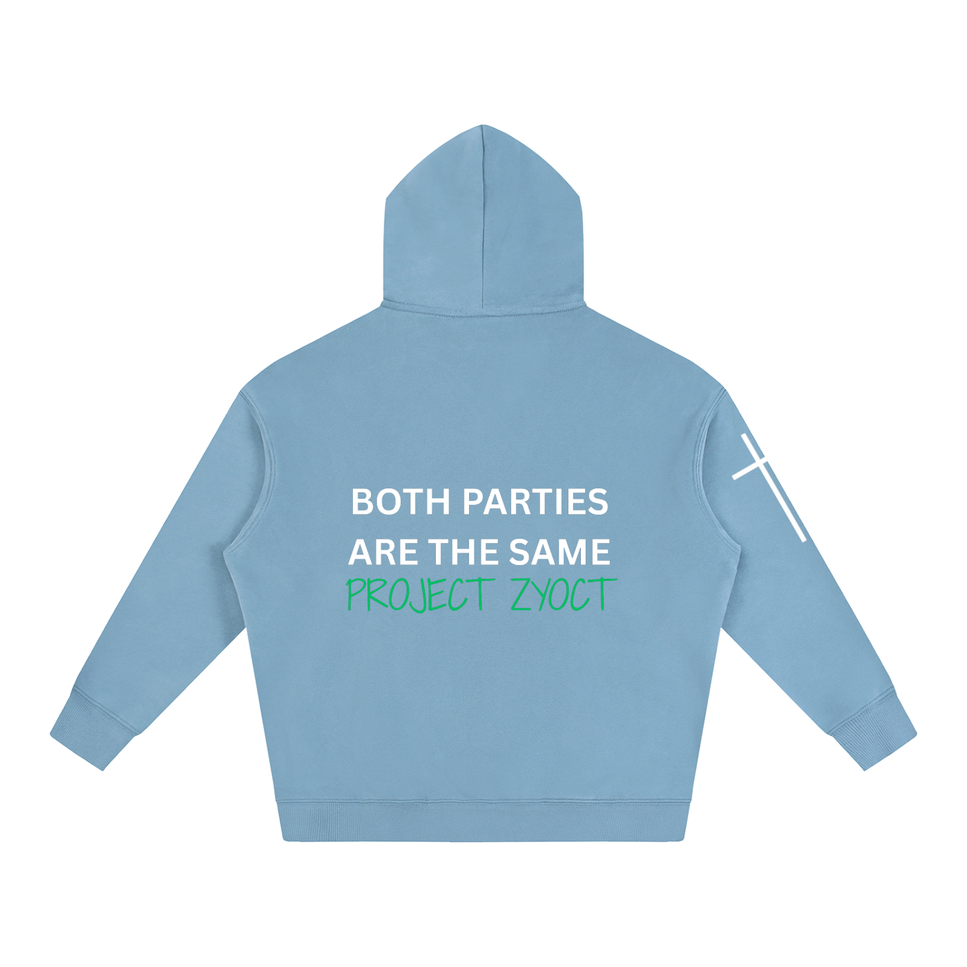 "Both Parties Are the Same" Oversize Hoodie