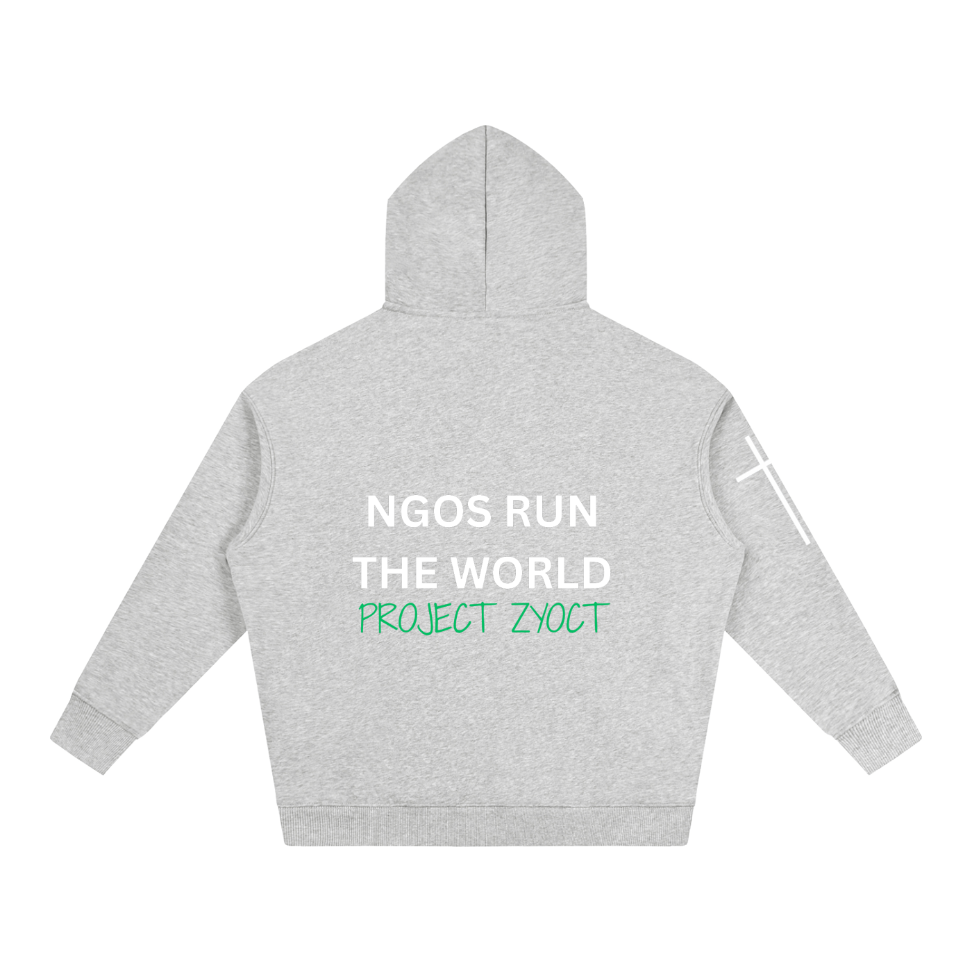 "NGOs Run the World" Oversize Hoodie
