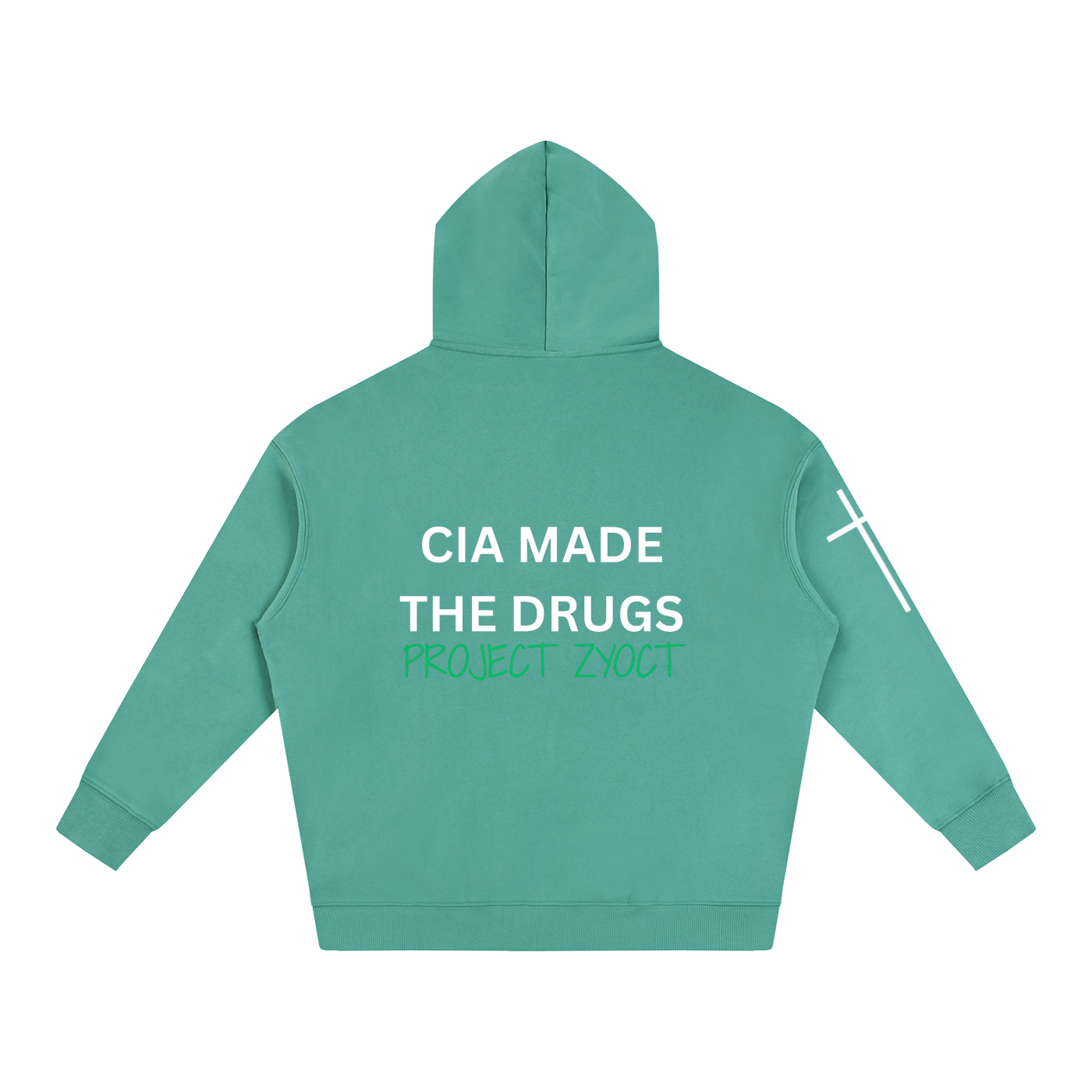 "CIA Made the Drugs" Oversize Hoodie