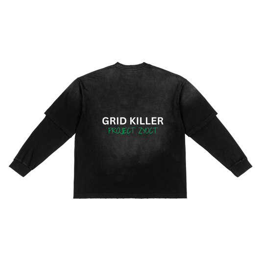 "Grid Killer" Sunfade Two-Piece Shirt