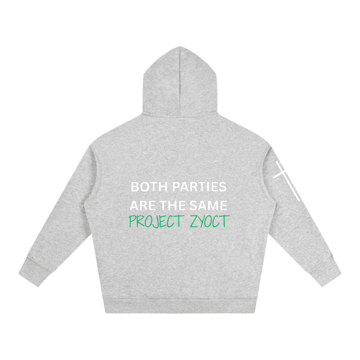 "Both Parties Are the Same" Oversize Hoodie