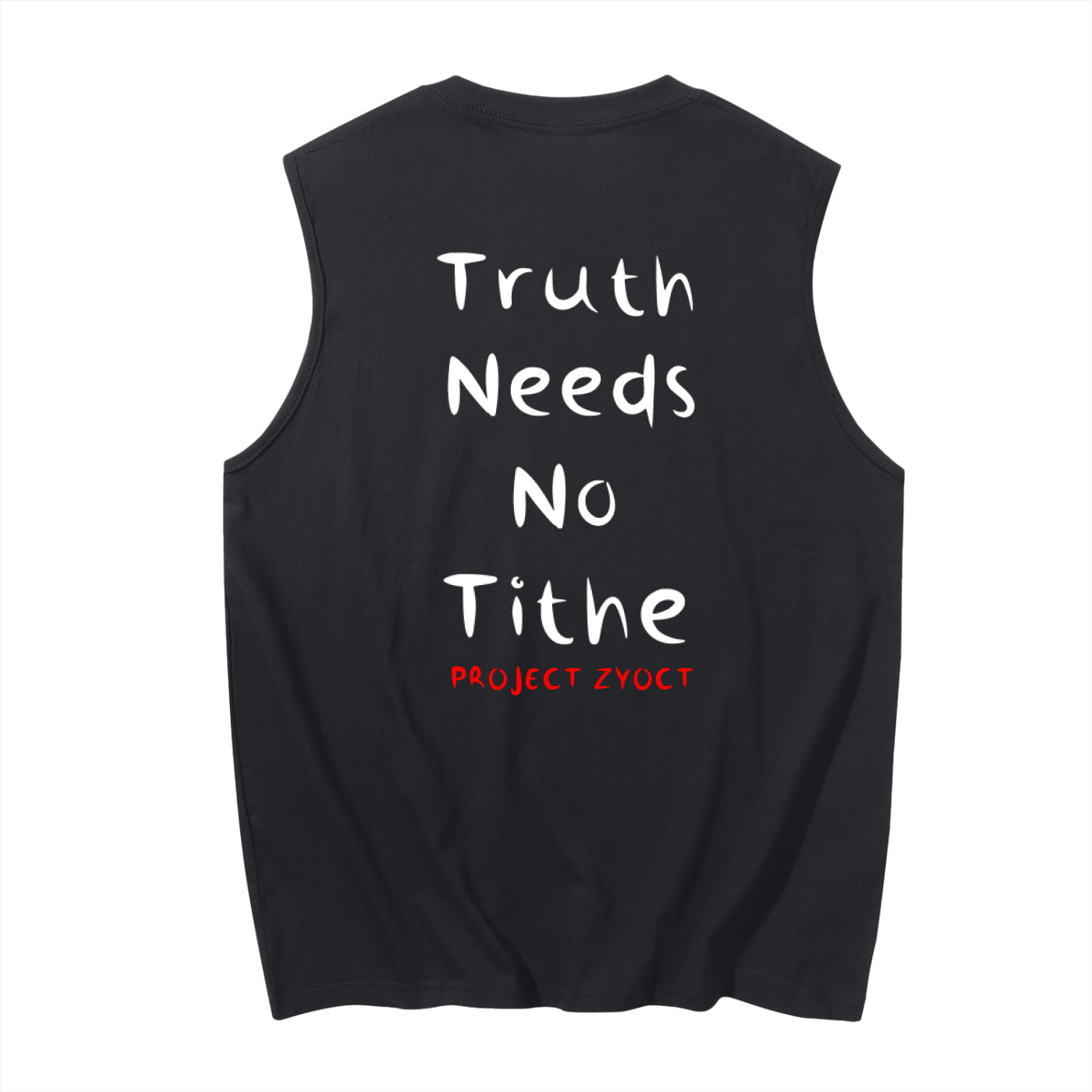 "Truth Needs No Tithe" Cotton Tank Top