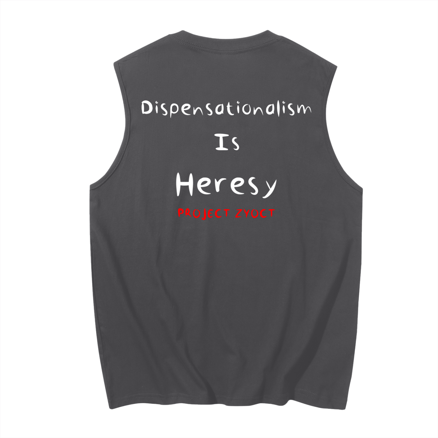 "Dispensationalism is Heresy" Cotton Tank Top