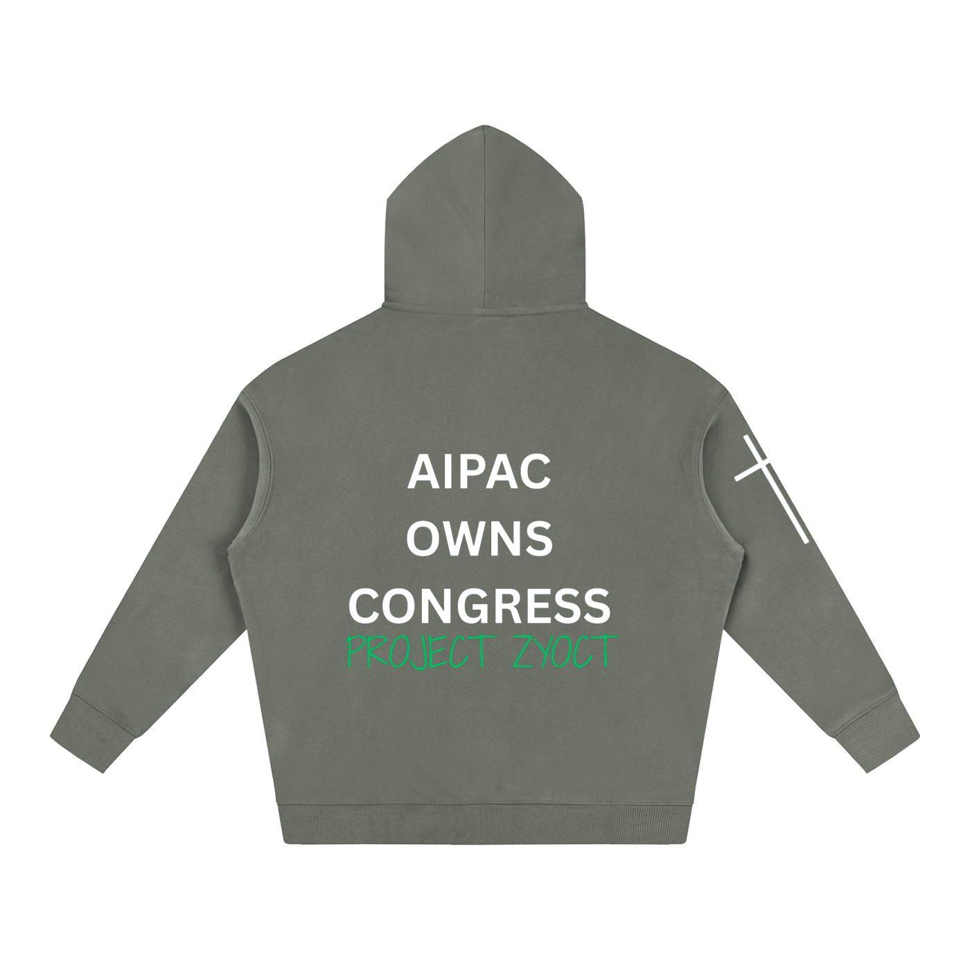 "AIPAC Owns Congress" Oversize Hoodie
