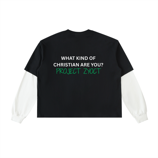 "What Kind of Christian" Layered Shirt