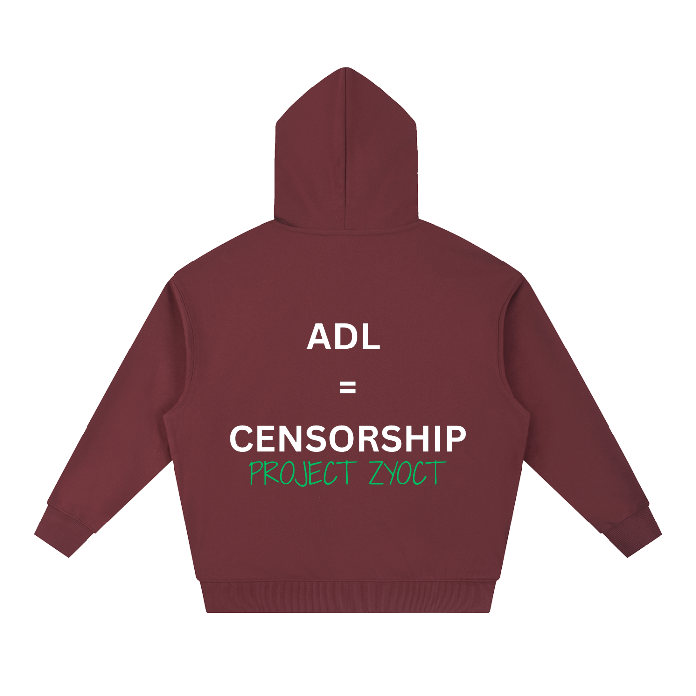 "ADL = Censorship" Heavyweight Hoodie