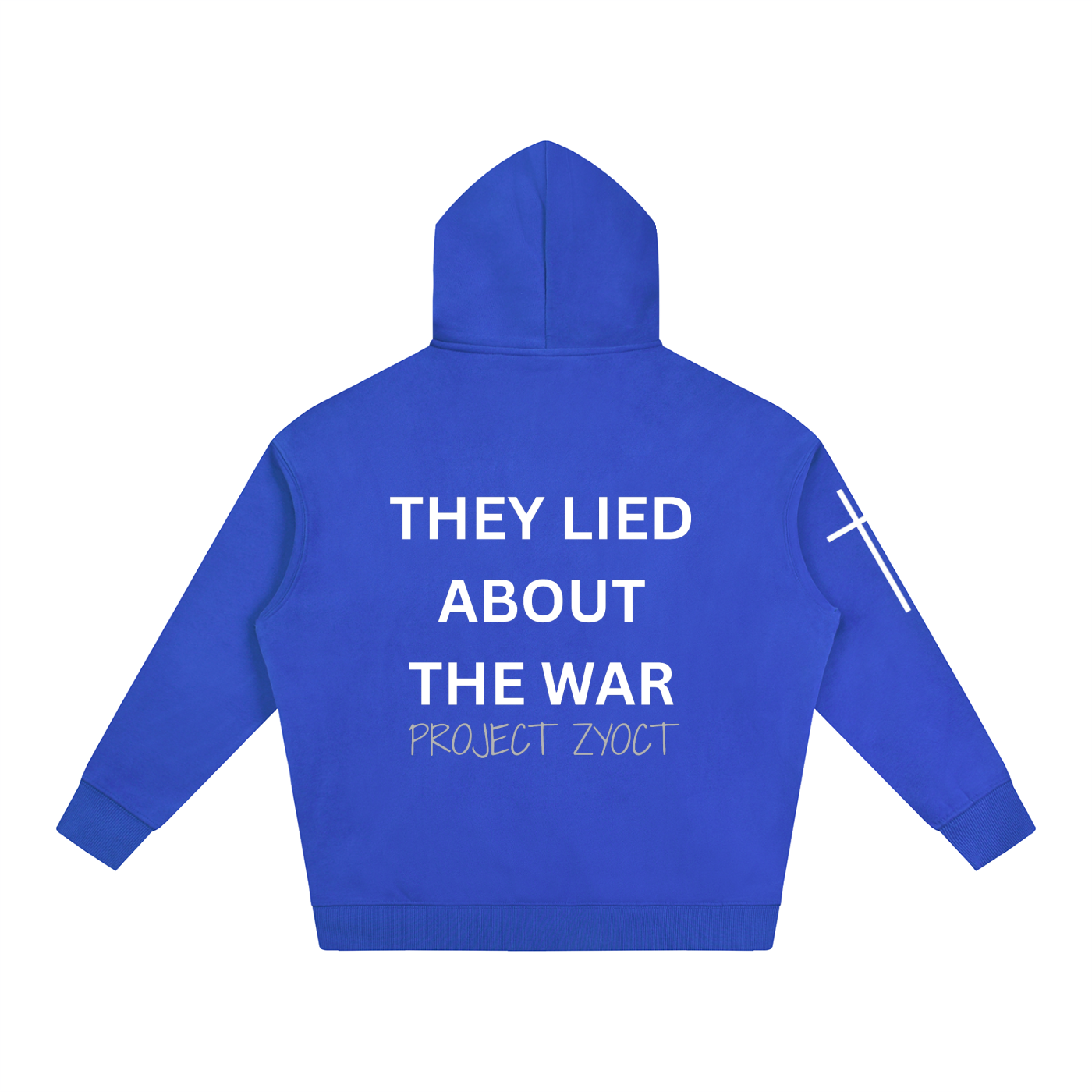 "They Lied About the War" Oversize Hoodie