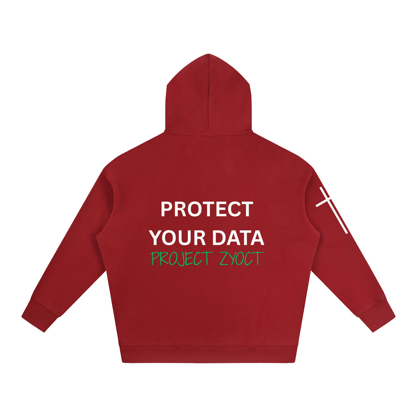 "Protect Your Data" Oversize Hoodie